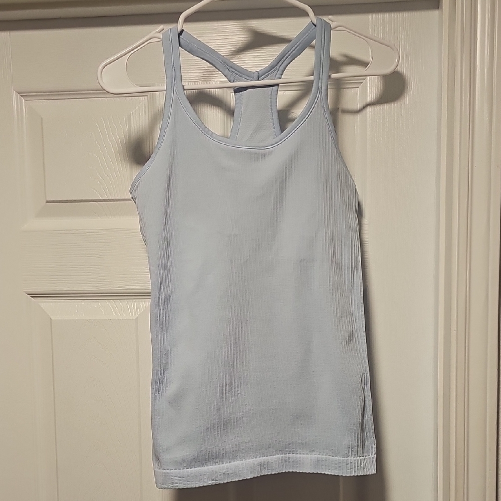 Light Blue Womens Workout Top